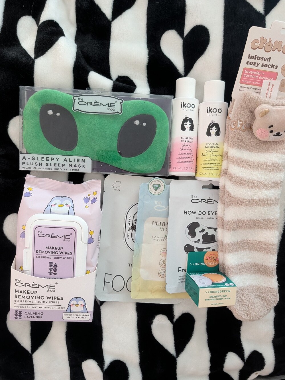 9 Unit The Crème Shop Travel Self-care Spa Gift Bundle